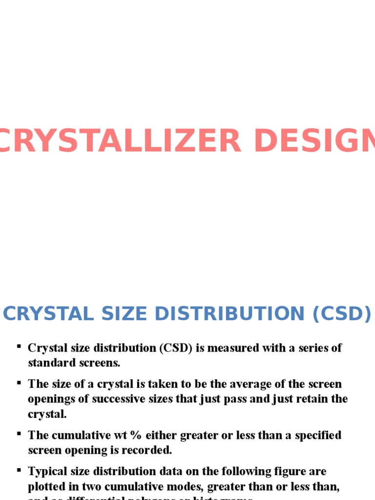 6 Crystallizer Design and Operation1 | PDF | Crystallization | Solubility