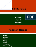 3-5-3 Defense: Coach Jared Carson