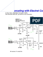 Noise Canceling With Electret Condenser Microphones: Optional