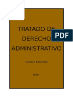 Tratado de Derecho Administrativo - Tomo I - Gustavo Bacacorzo