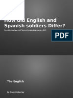 How Did Spanish and English Soldiers Differ