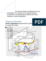 Perfil Longitudinal: Representación gráfica del terreno a lo largo del trazado