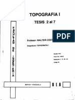 Topografia i - Tesis 2 Al 7 - Costantini