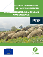 Towards Sustainable Food Security in The Occupied Palestinian Territory: Strengthening Rangeland Governance