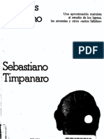Sebastiano Timpanaro El Lapsus Freudiano PDF