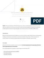 Glossary of Modern JavaScript Concepts - Part 1