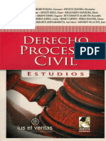 494 Derecho Procesal Civil. Estudios