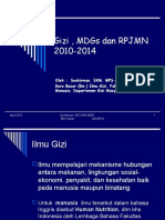 Gizi Dan MDG & RPJN April 2010 Soekirman