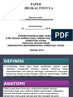 Paper Umbilikal Fistula: Disusun Oleh: Nama 0000000000000000000000