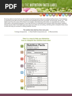 Nutrition Facts Handout