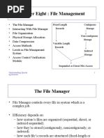 Chapter Eight: File Management