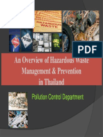 Hazadous Waste Management & Prevention in Thailand