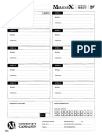 Arsenal Sheet - Fillable