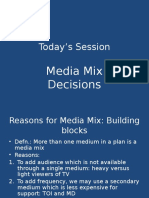 MP 7 - Media Mix Decisions