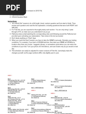 12 Week Usmle Schedule