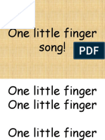 Finger Song with Actions for Head, Nose, Mouth, Chin & Leg