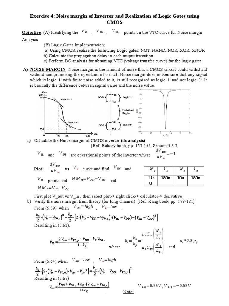 Exercise04 Noise Margin and Realization of Logic Gates Download