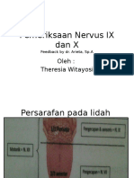 Pemeriksaan Nervus IX Dan X