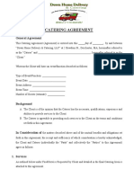 DHDC Catering Contract