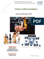 Rapport Stratégie Informatique  