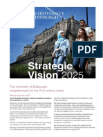 University of Edinburgh - Strategic Vision 2025