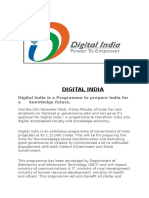 Digital India: Digital India Is A Programme To Prepare India For A Knowledge Future