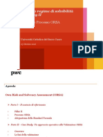 Il Nuovo Regime Di Solvibilità - Solvency II - Pillar II e Processo ORSA