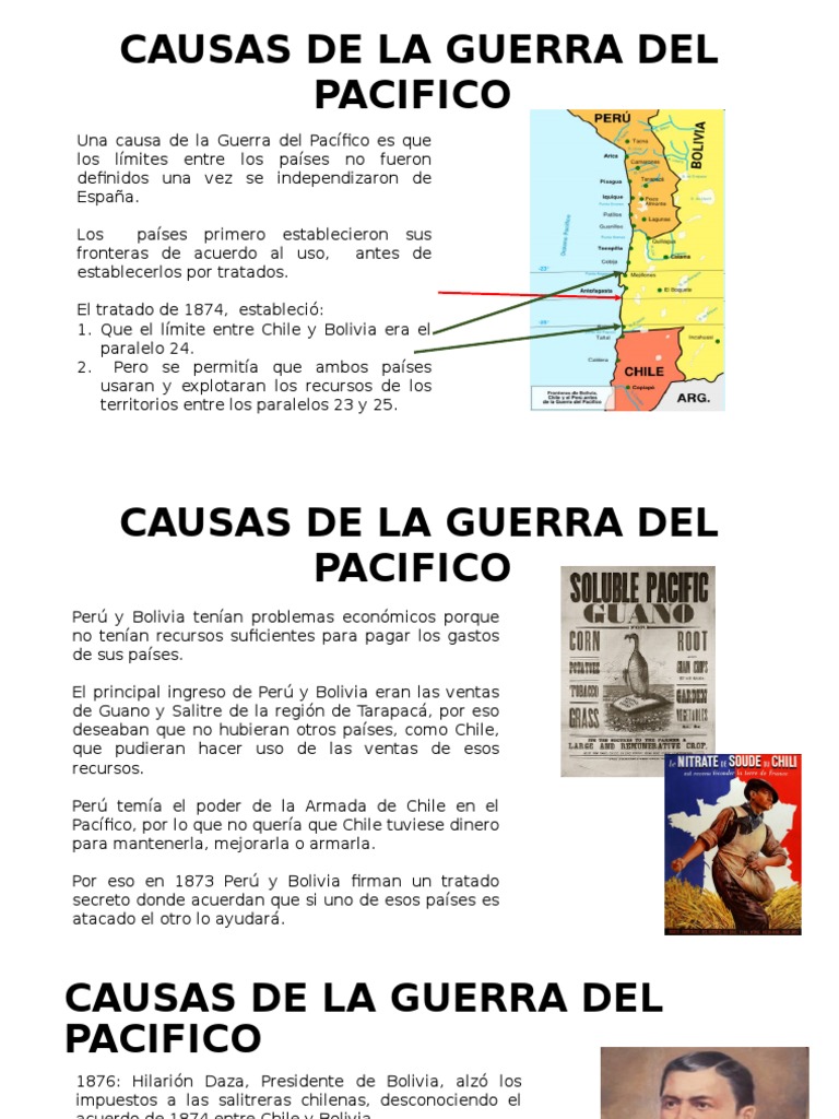 Causas De La Guerra Del Pacifico