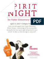 CFA Spirit Night 04-17-2017