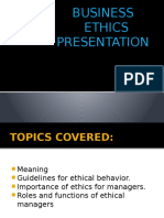 Business Ethics Presentation