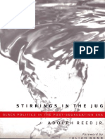 Adolph L Reed JR Stirrings in The Jug Black Politics in The Postsegregation Era 1