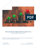 Risk-Sensitive Prescriptive Analytics: Real Estate Case Study