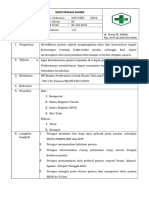 7.1.1.7 Sop Identifikasi Pasien