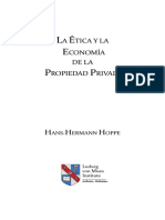 Hoppe - La ética de la economía privada.pdf