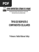 Aula 2 Tipos de Respostas e Componentes Celulares