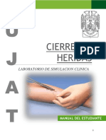 Cierre de heridas: Manual del estudiante de simulación clínica