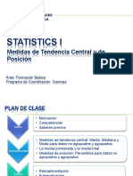 Statistics I Semana02 Medidas de Tendencia Central y Posicion 2014 II Completo