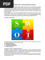 Download Analisis SWOT Dan Bisnis by Tan Sen Wie SN345237872 doc pdf