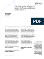 Factores de Habitabilidad Habitaciones - Vivienda Sociales en Chile