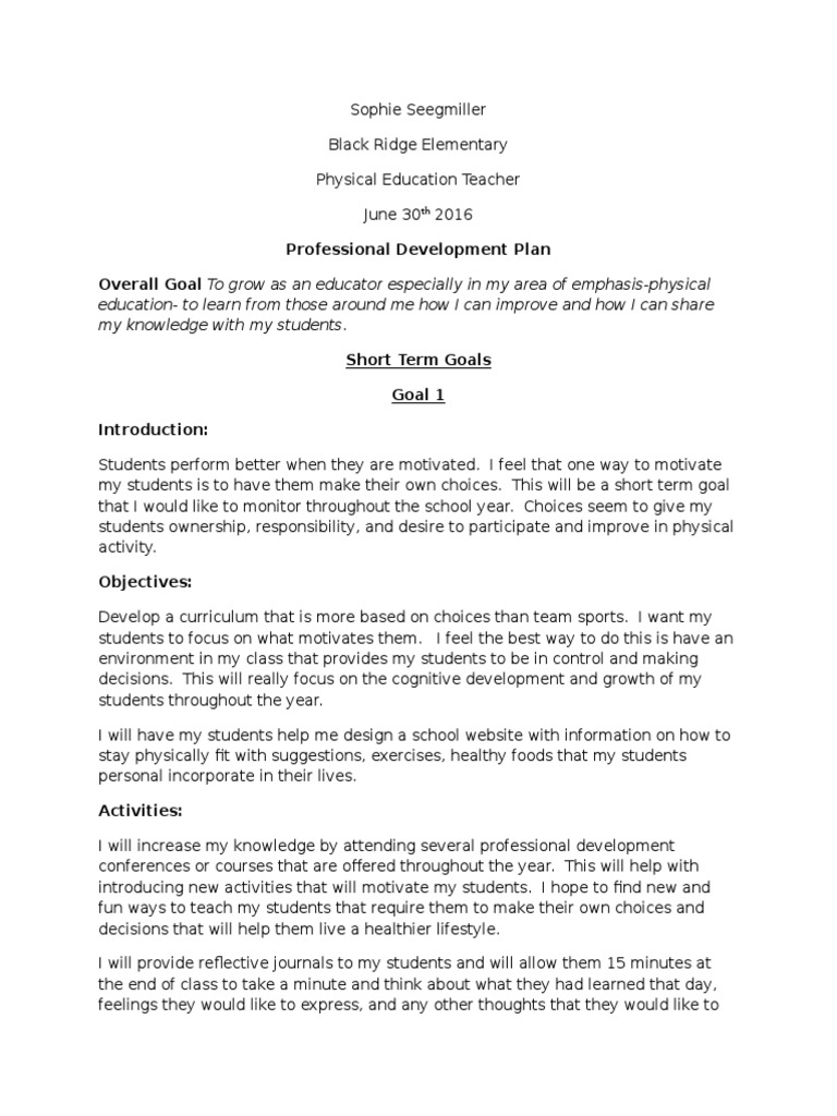 Enhancing PE Through Student Choice | PDF | Physical Education ...