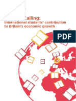 London Calling: How international students boost the UK economy