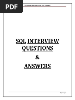 SQL Interview Questions PDF