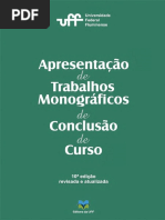 Livro - Apresentacao Trabalhos Monograficos de Conclusao de Curso Ed 10