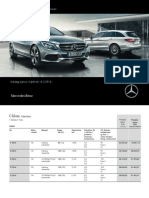 Katalogcijena C-klasa Limousine T-Modell