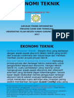 Ekonomi Teknik Ke 1