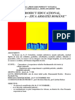 Proiect Educational Ziua Armatei