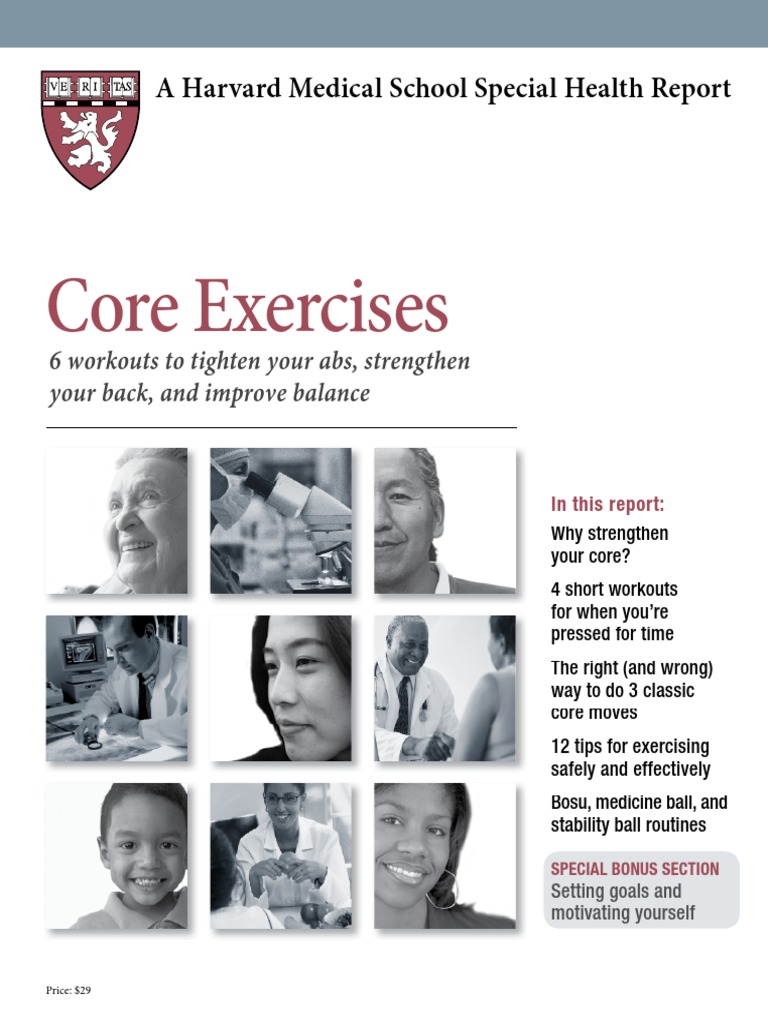 Core Exercises Harvard Medical School PDF PDF Urinary Incontinence