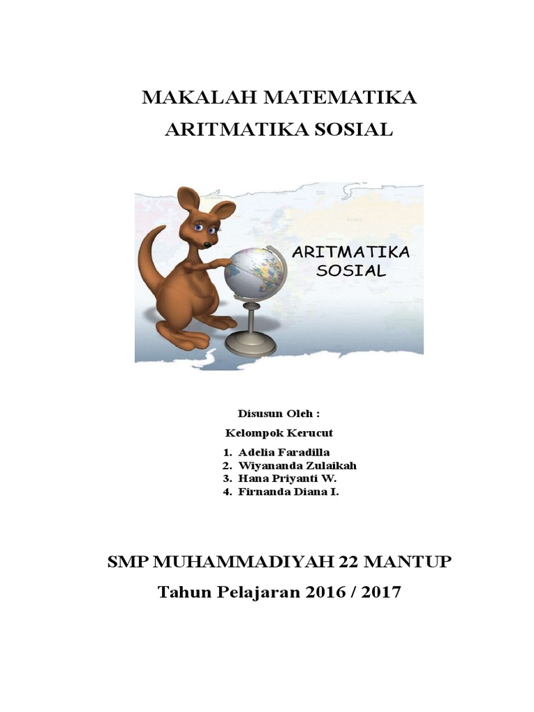 Makalah Aritmatika Sosial