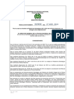 Plataforma Estratégica 2011-2014 Res. n.02900 17-Agos-2012