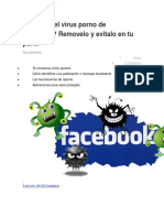Te Atacó El Virus Porno de Facebook